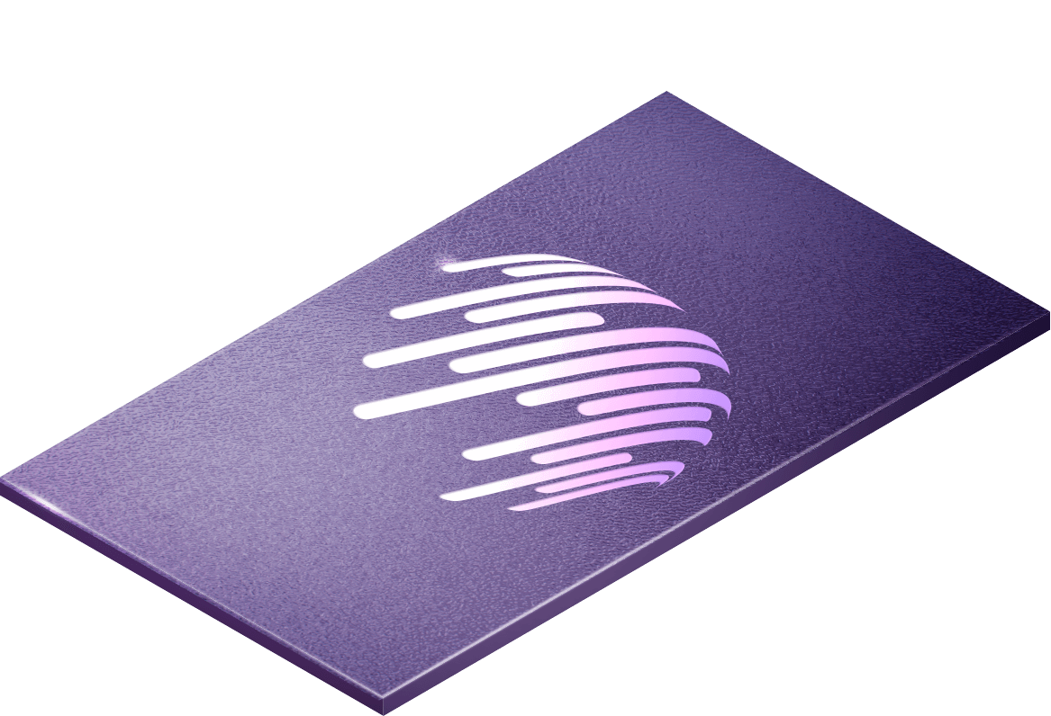 Purple platter